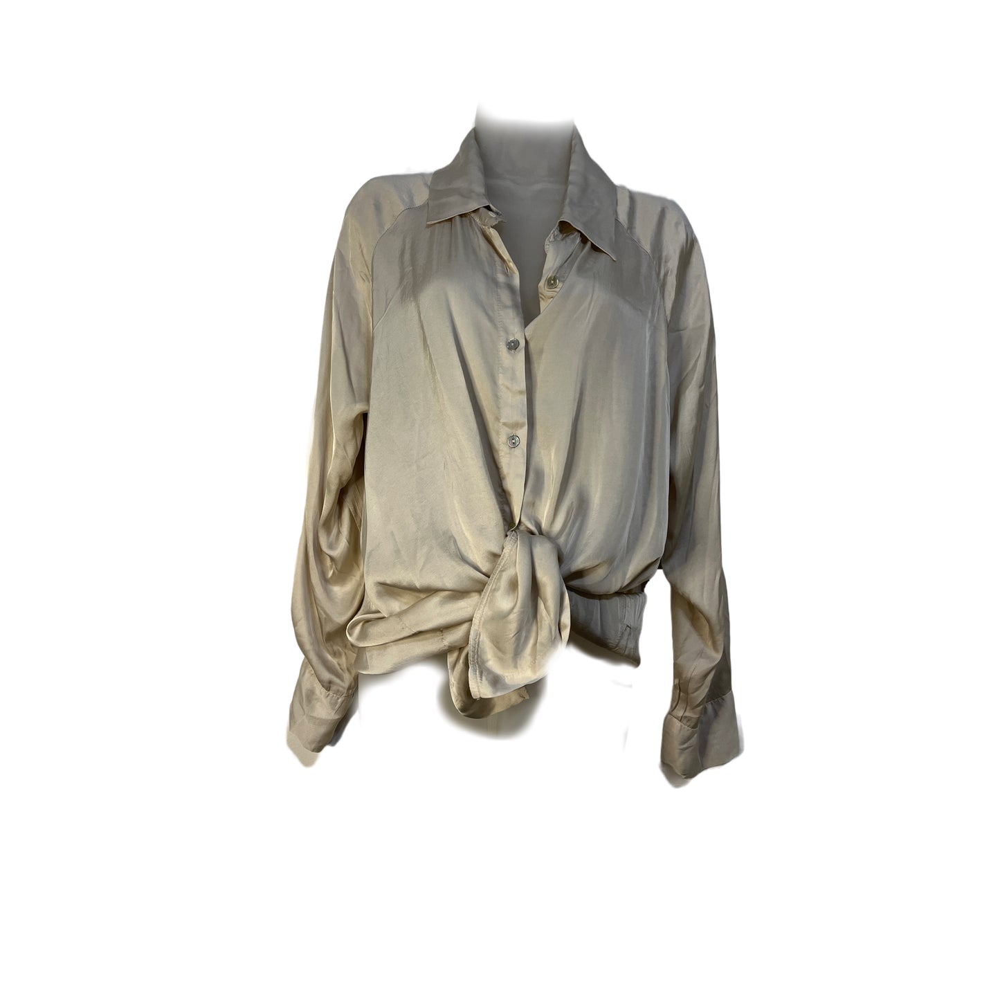 Champagne Silk Shirt