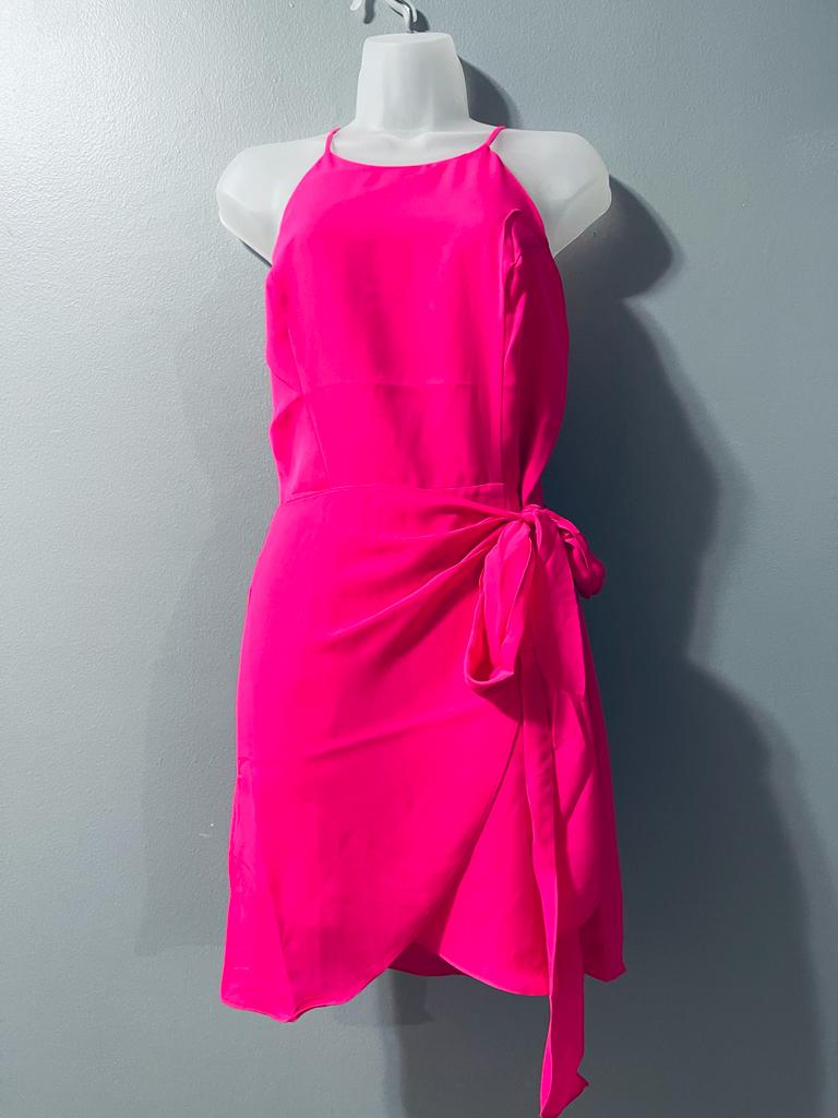 Naked Neon Pink Short Dress