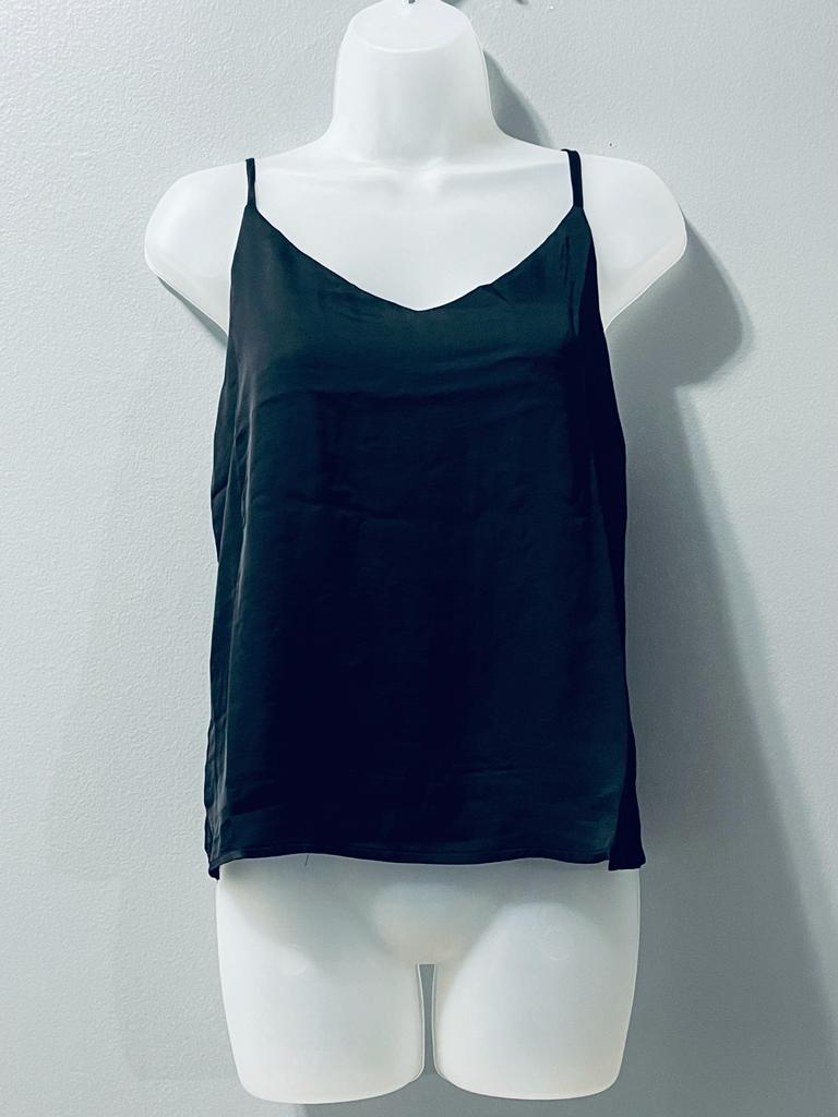 Olivaceous Black String Top