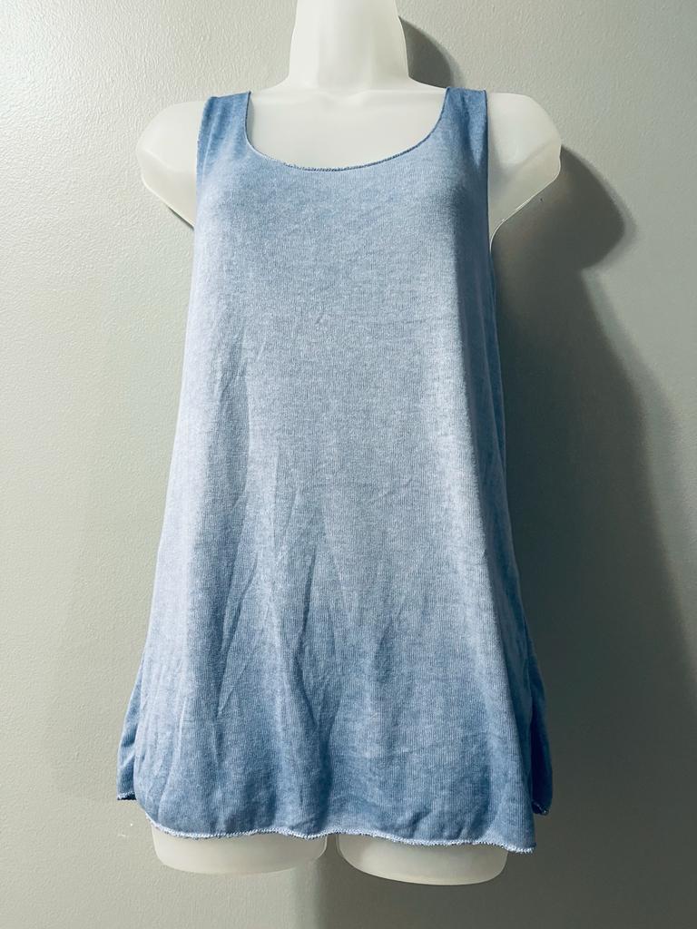 Soft Cool Sleveless Linen Top