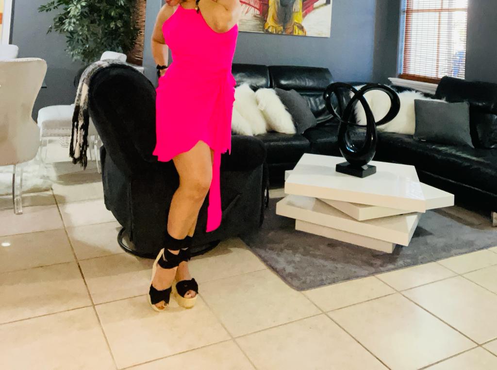 Naked Neon Pink Short Dress