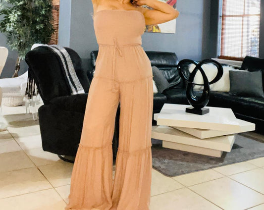 Mocha Thread Jumpsuit